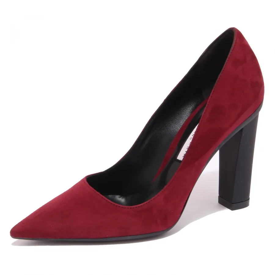 7907Q decollete donna ROBERTO FESTA scarpa rosso suede shoe woman