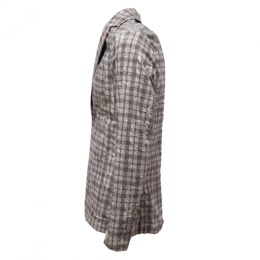 9979Q giacca uomo LOFT 1 giacche nero beige jacket men