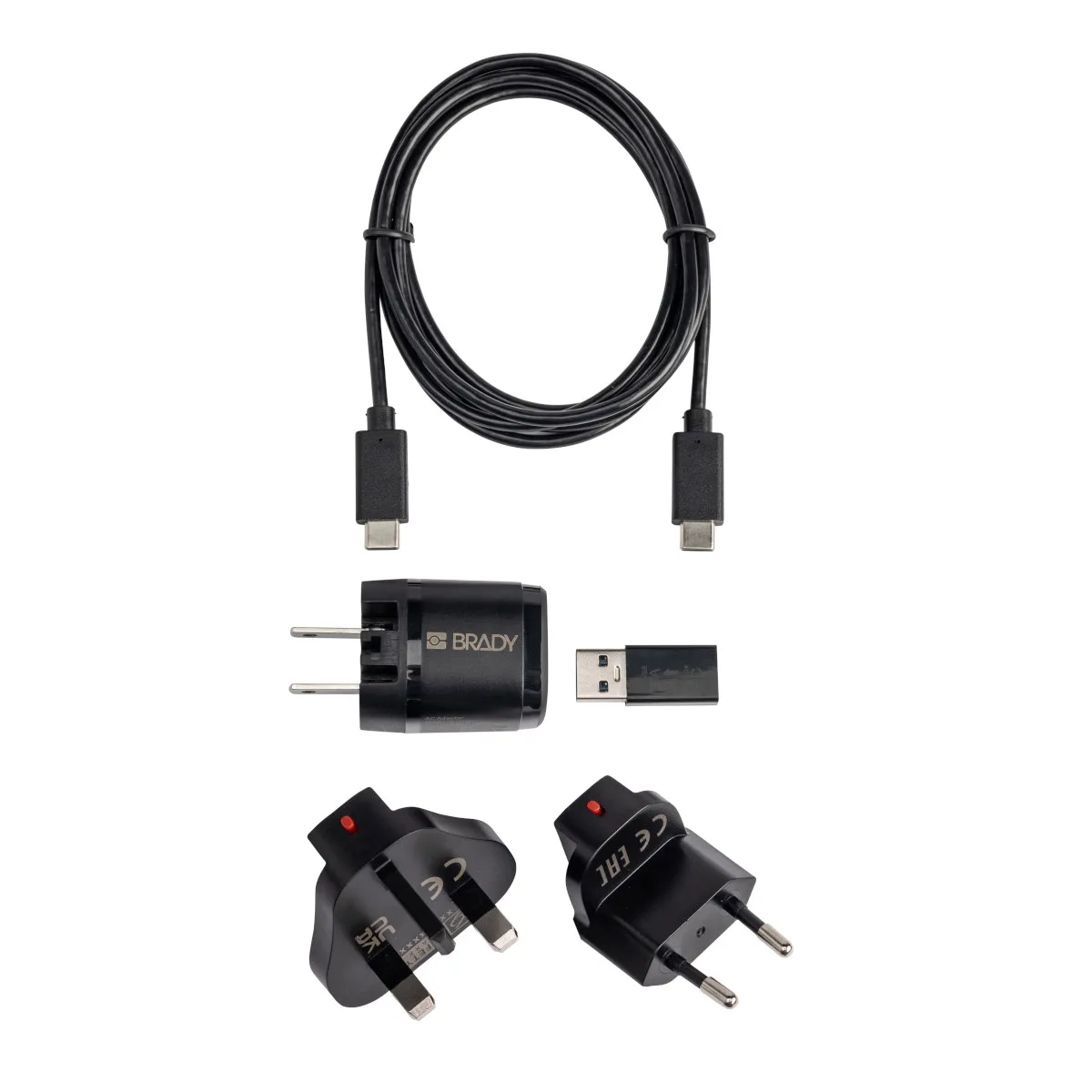 Adattatore CA per stampante di etichette Portatile Brady M211, largh. 19.05mm maxConnettore maschio euro, Connettore