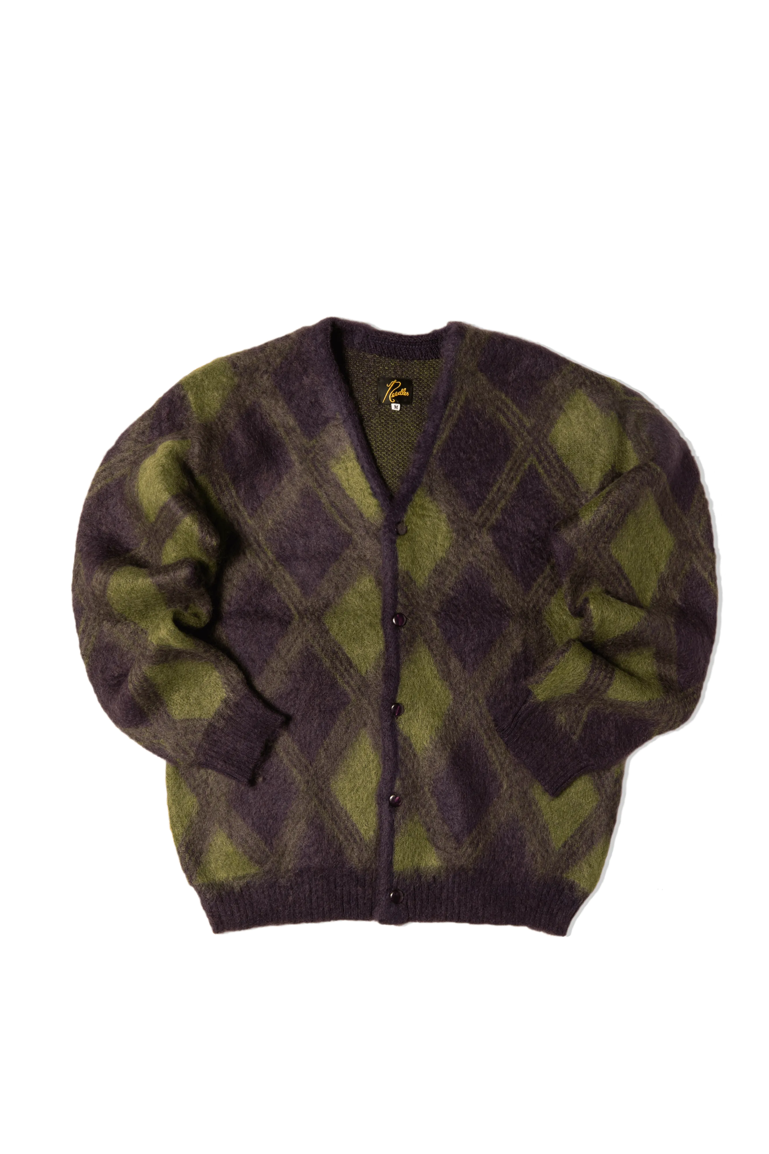 Argyle Mohair Cardigan