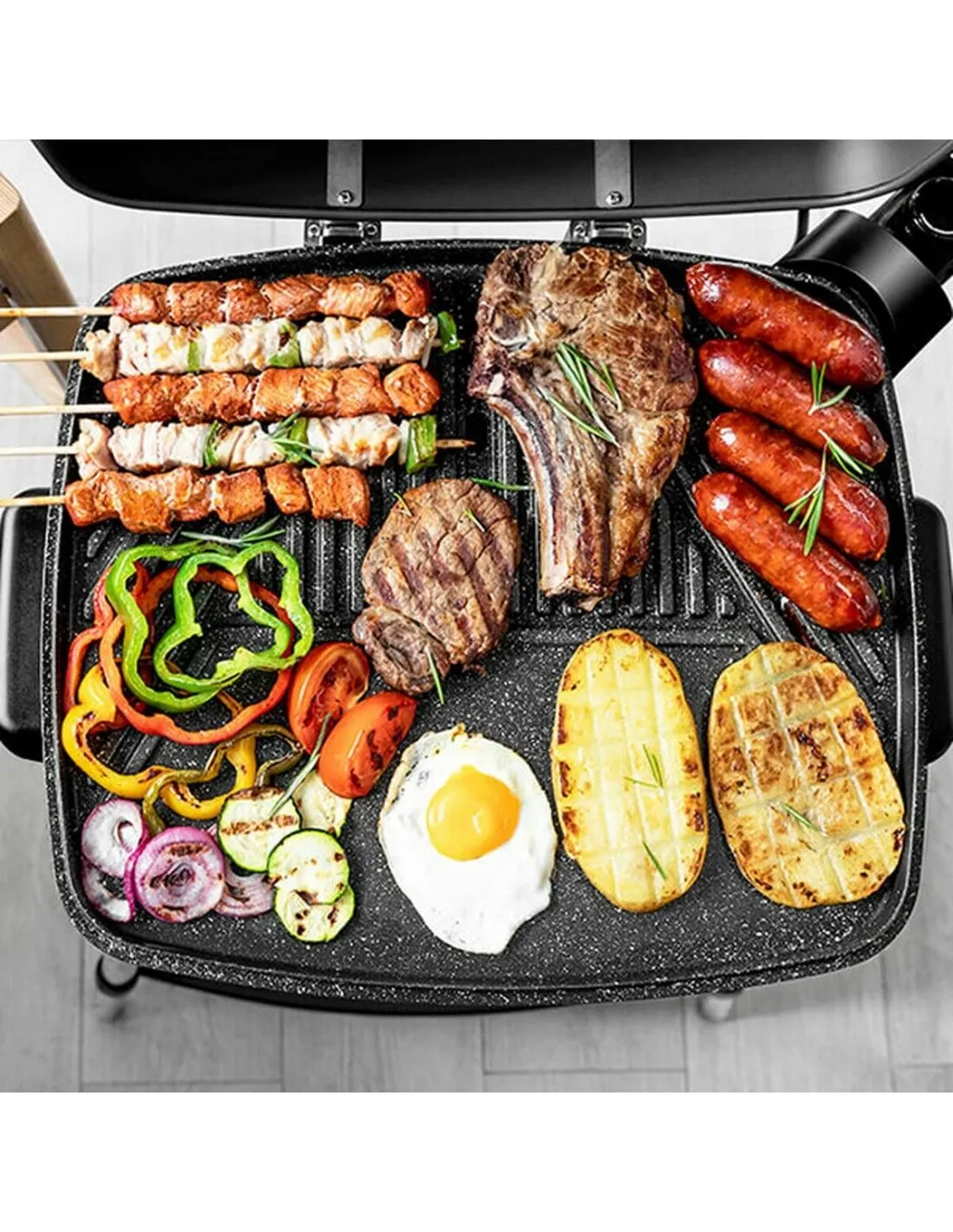 Barbecue Elettrico Cecotec PerfectCountry BBQ 2000W