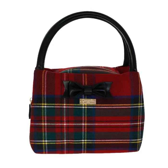 BEAUTY CASE CAMOMILLA MILANO VANITY CASE TARTAN TOUCH 03891 ROSSO