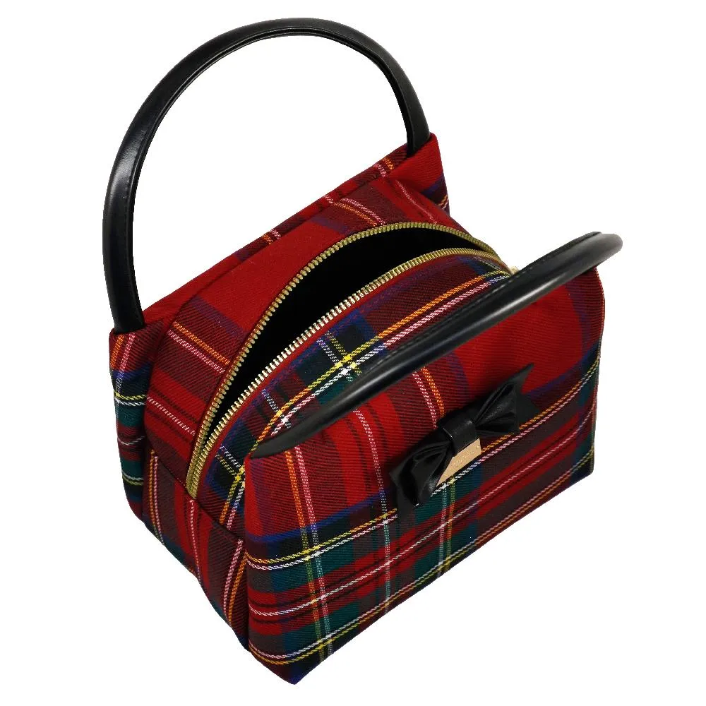 BEAUTY CASE CAMOMILLA MILANO VANITY CASE TARTAN TOUCH 03891 ROSSO