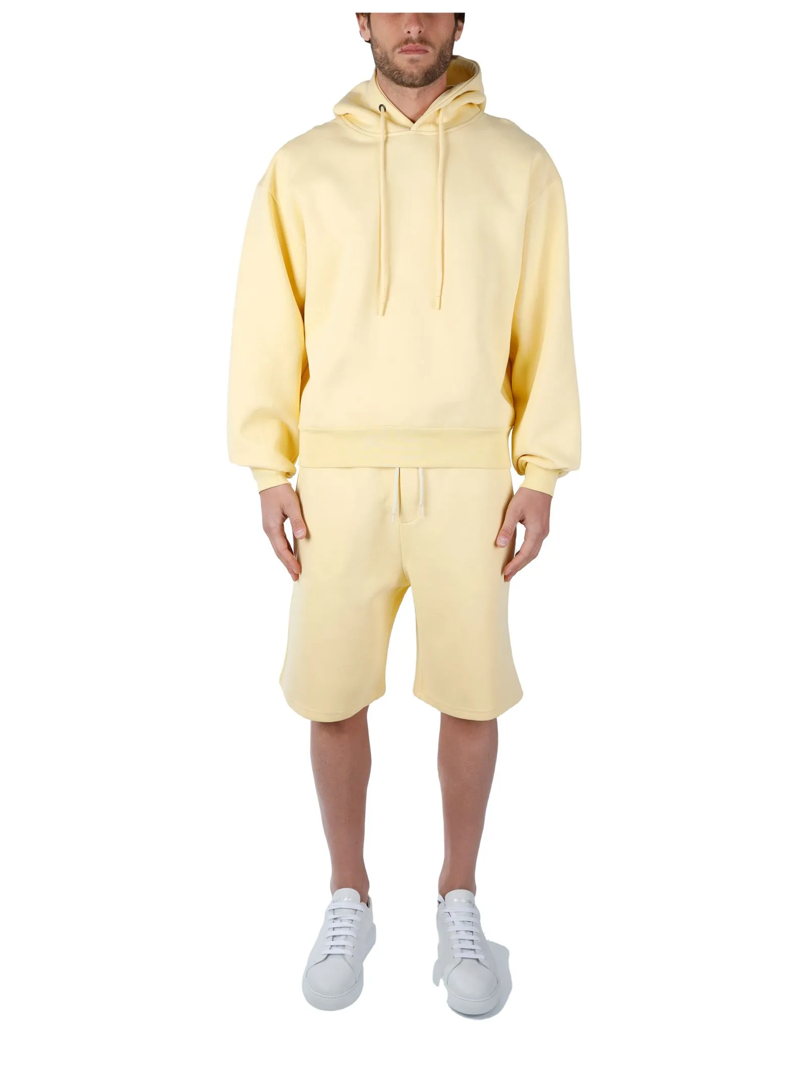 BERMUDA GIALLO CON ELASTICO IN VITA
