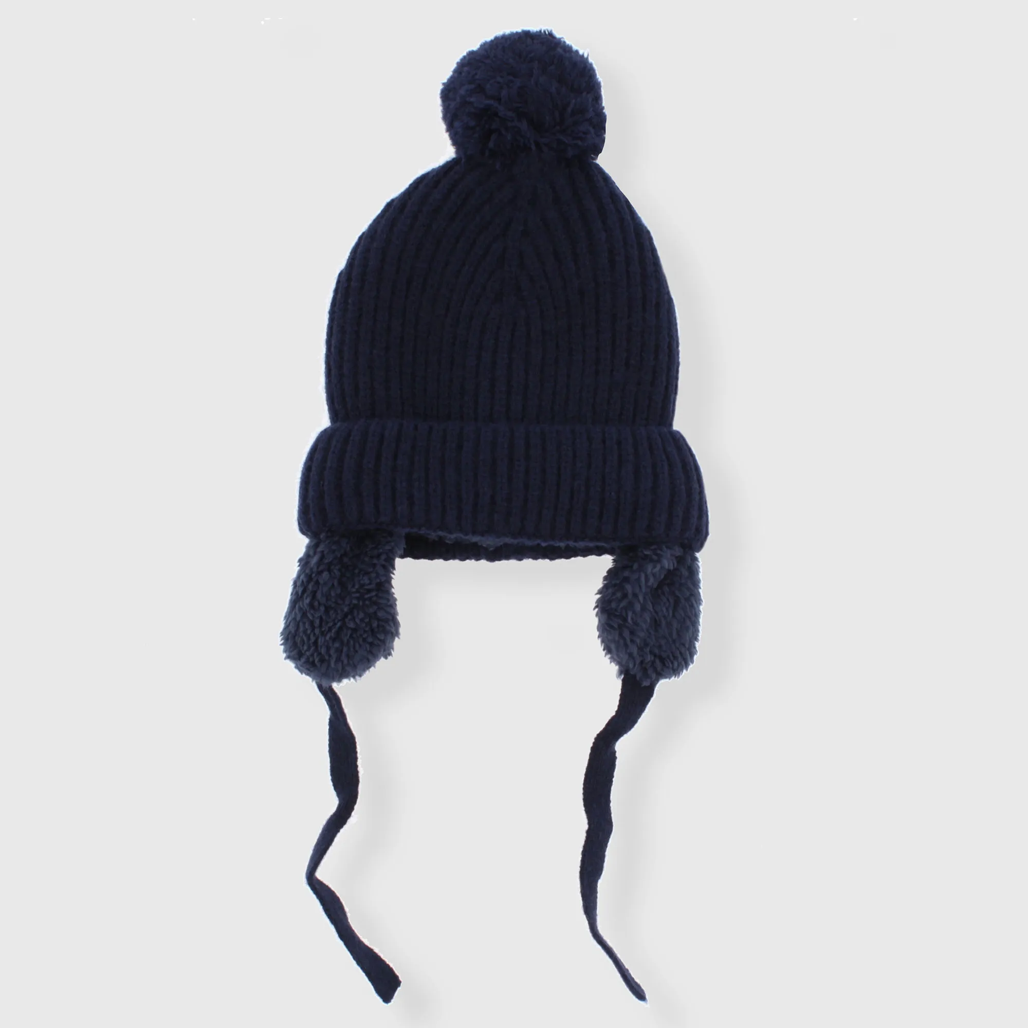 Berretto in maglia da bambino, BLU            
