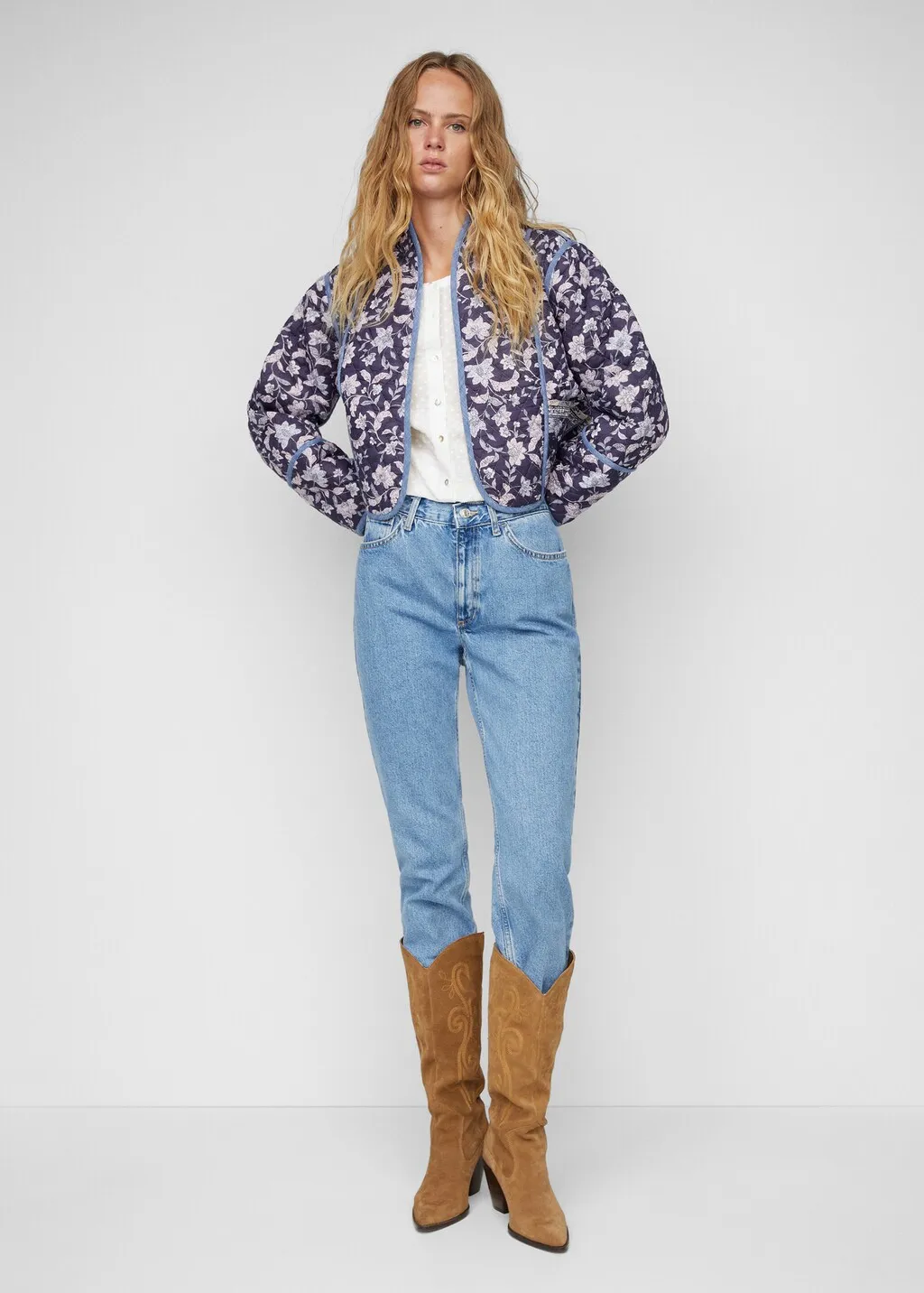 Blusa cotone plumeti