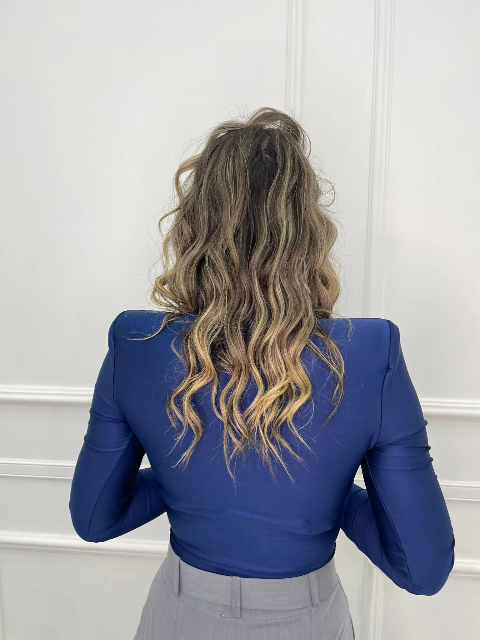 Body in lycra con spalline