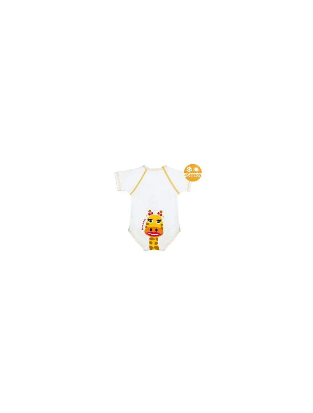  BODY JBIMBI TAGLIA UNICA 0-36 MESI IN BIO COTONE JUNGLE + SUCCHIETTO COORDINATO 