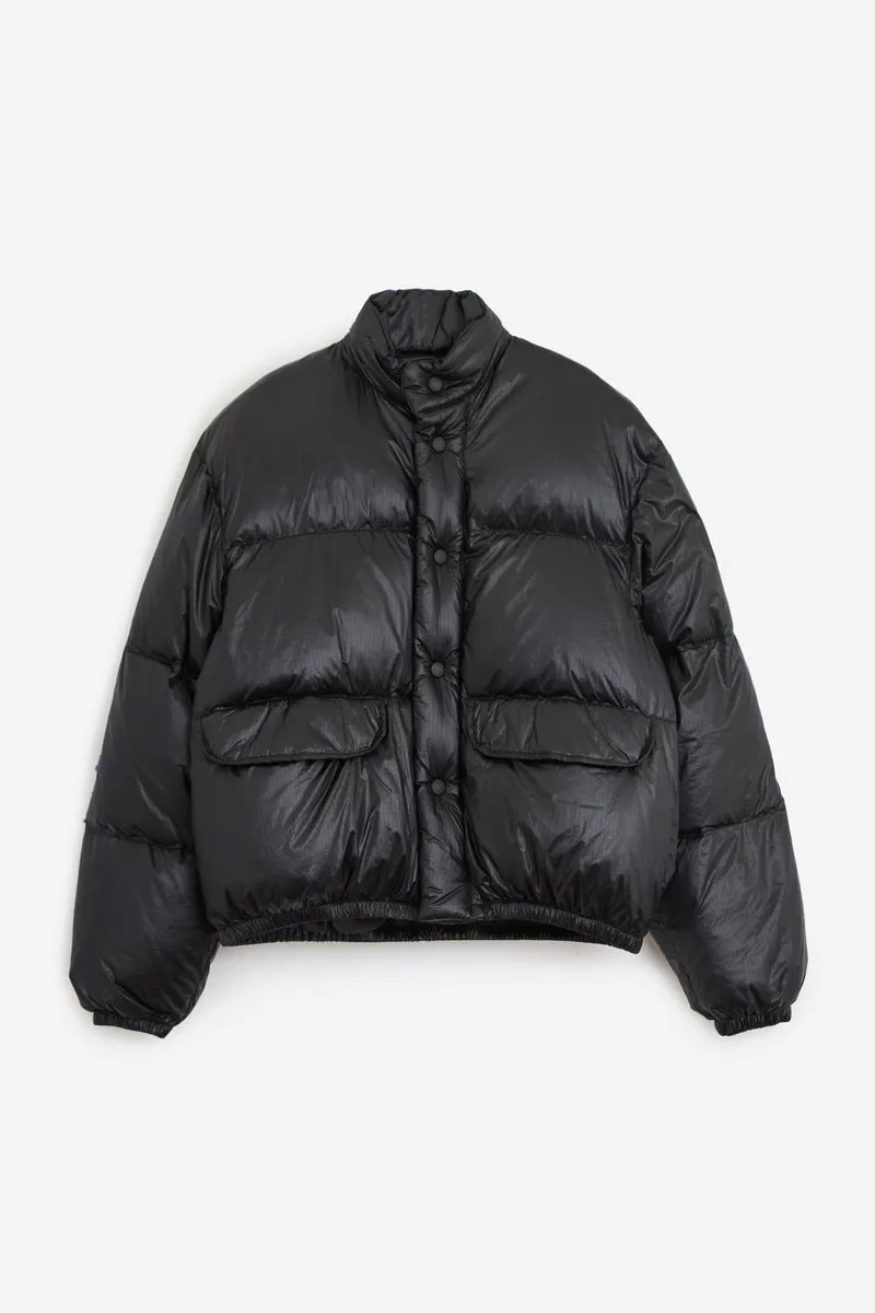 Bomber INHALE PUFFA in nylon nero
