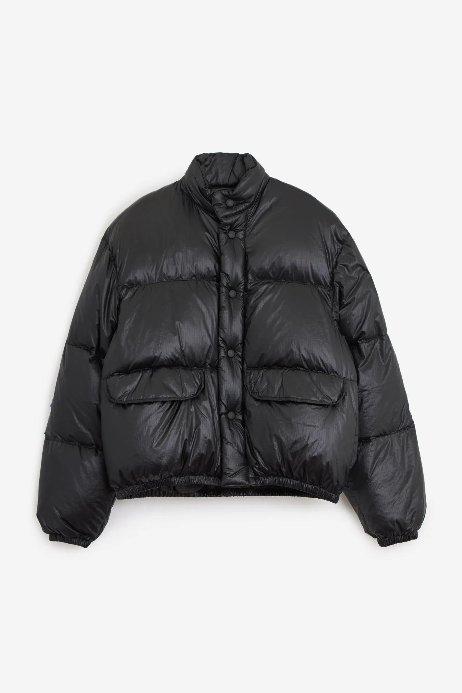 Bomber INHALE PUFFA in nylon nero