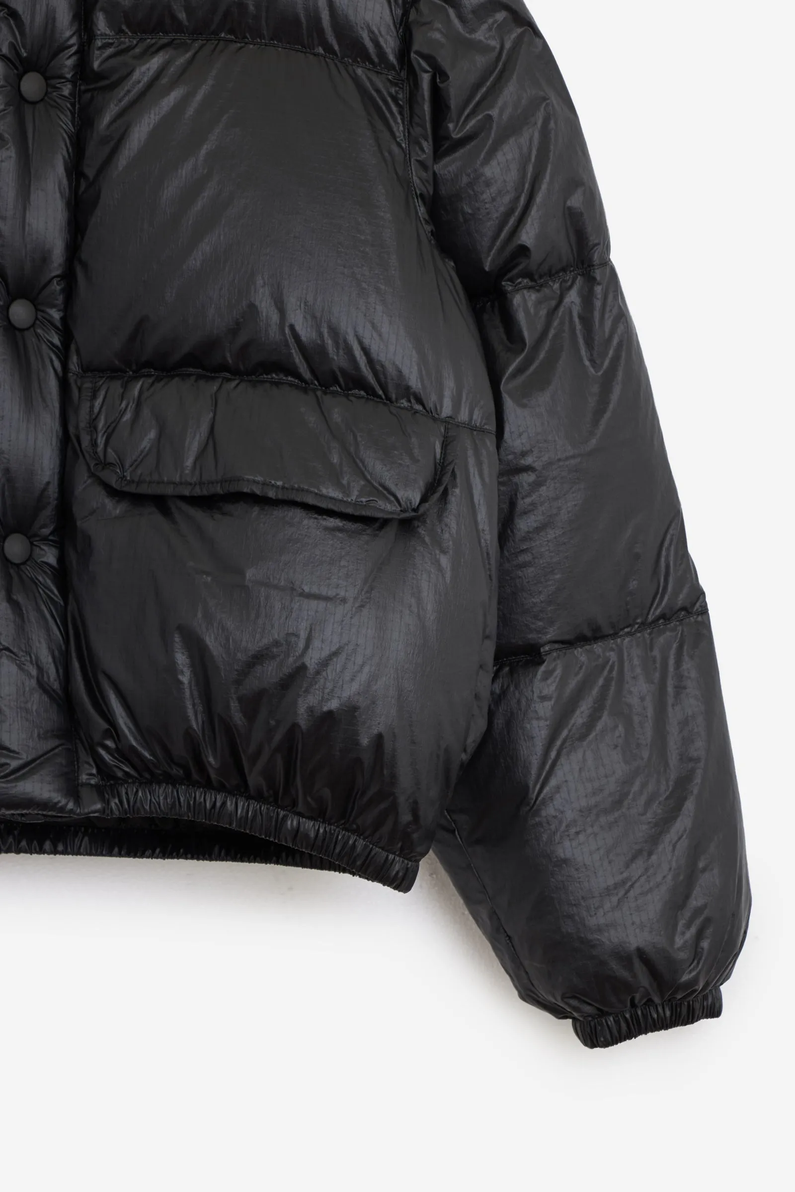 Bomber INHALE PUFFA in nylon nero