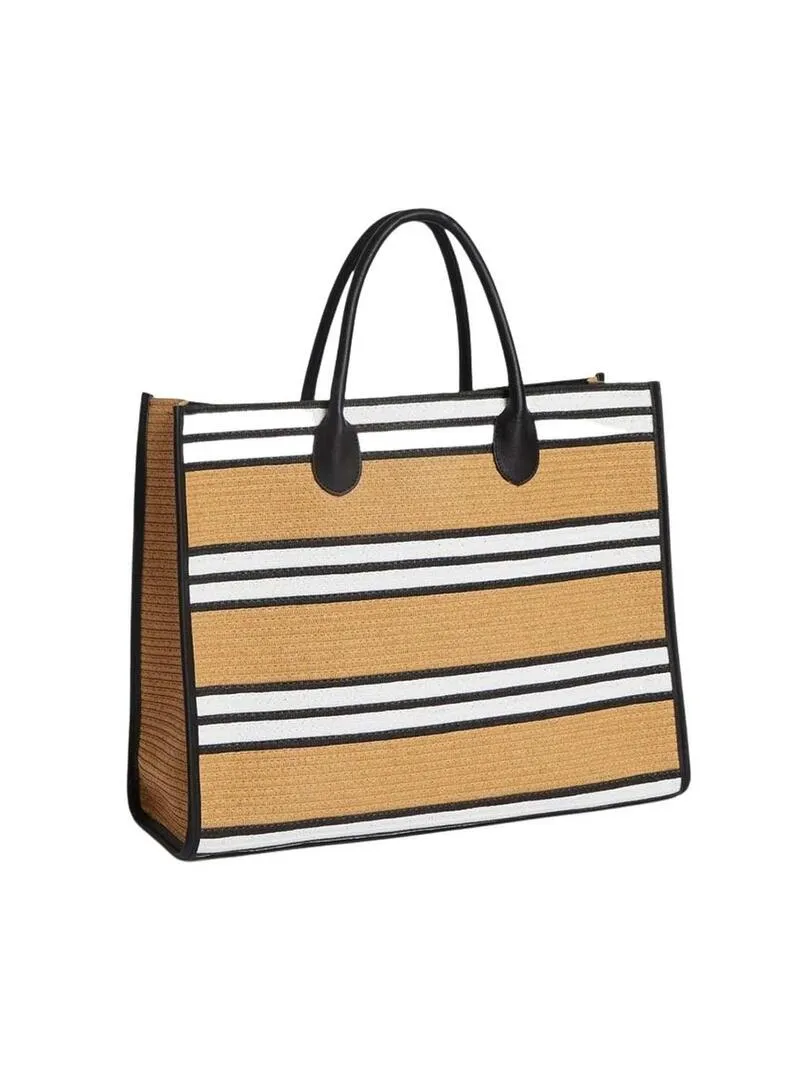 Borsa Vila Viayse Tricolore Camel per Donna