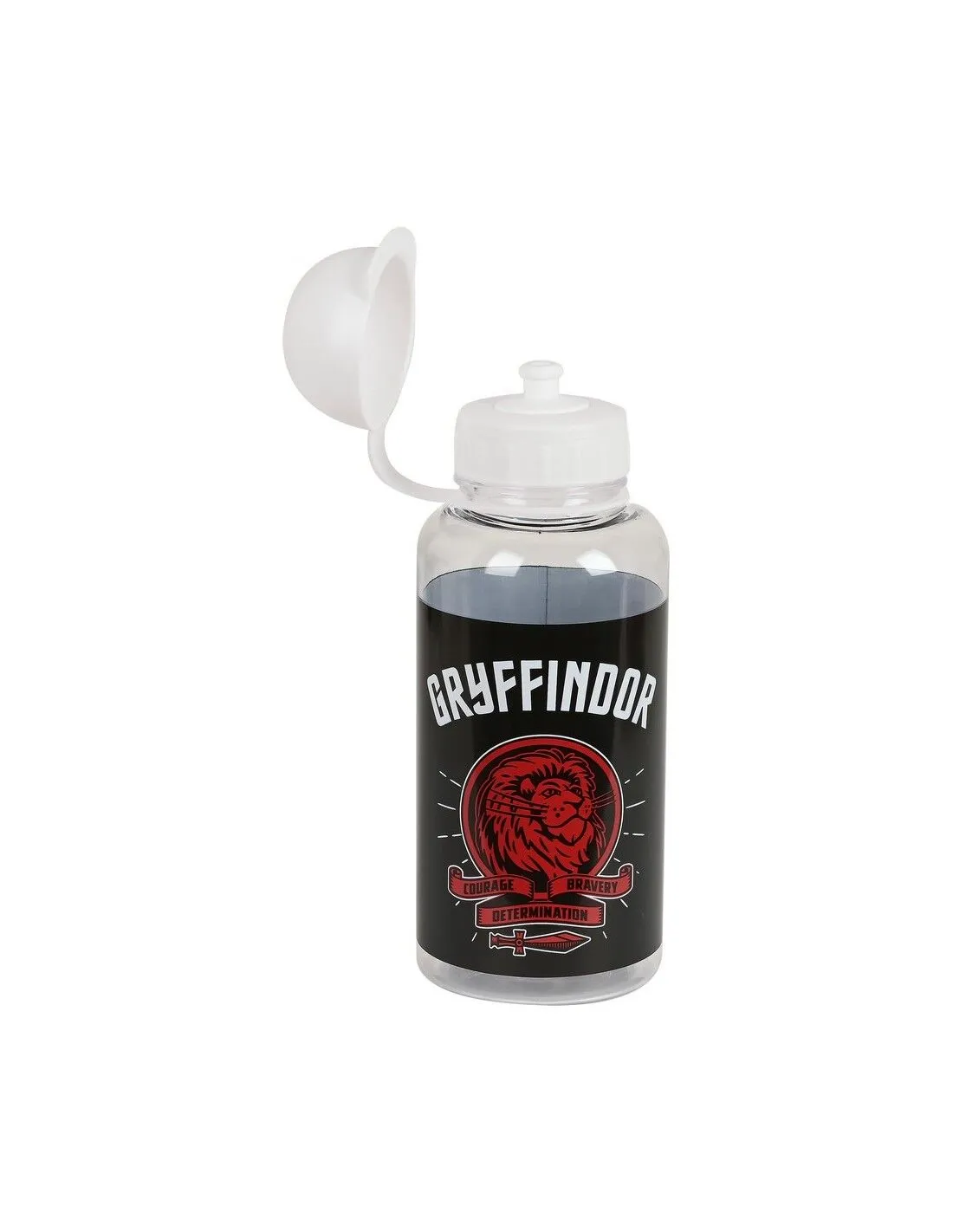Bottiglia d'acqua Harry Potter Witchcraft Nero Rosso Granato (500 ml)