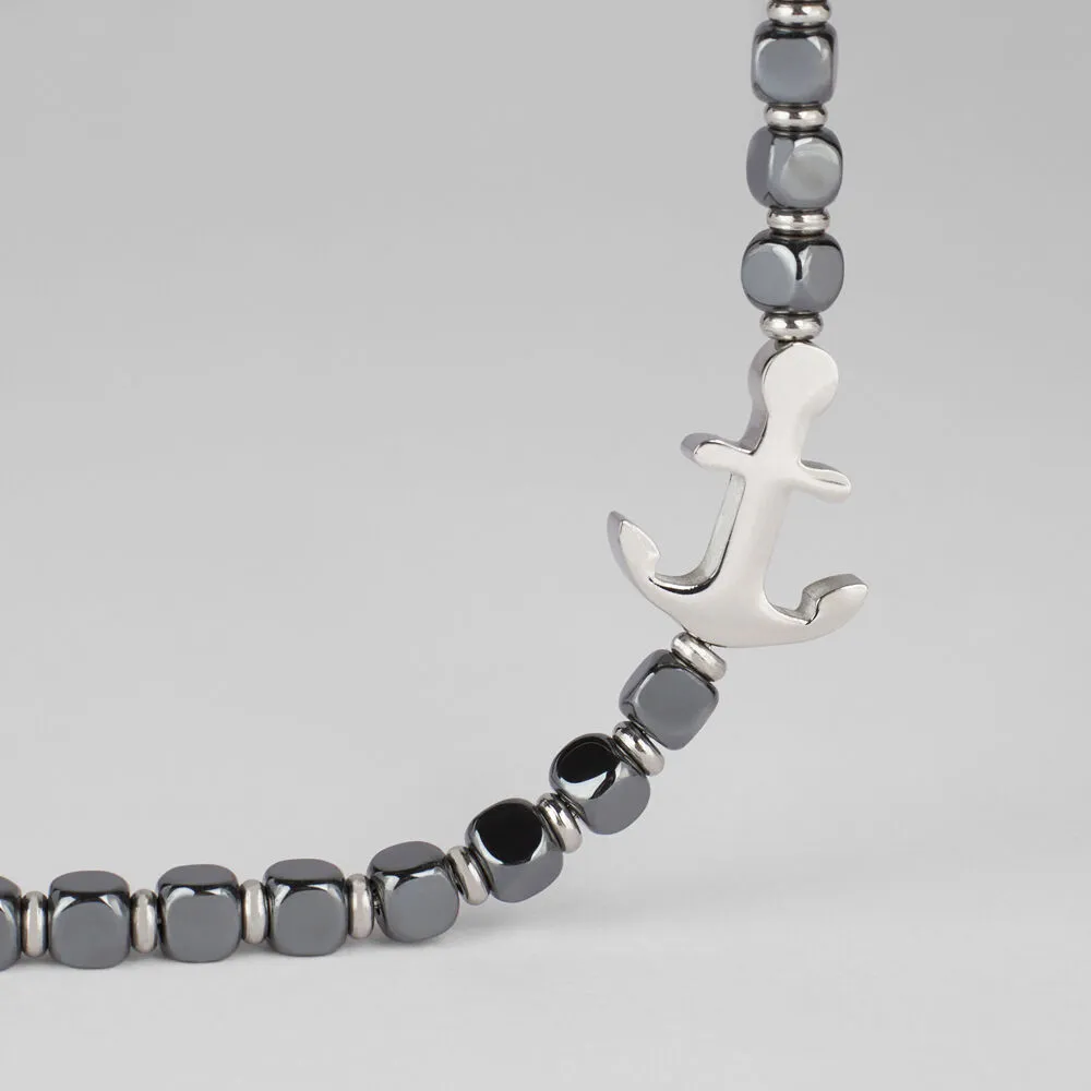 Bracciale Man Code Acciaio Ematite 19.5 + 3 cm 1664183