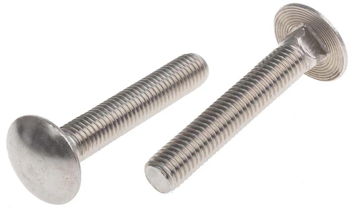 Bullone a testa piana in Acciaio inox Liscio RS PRO, filettatura M10, lunghezza 60mm