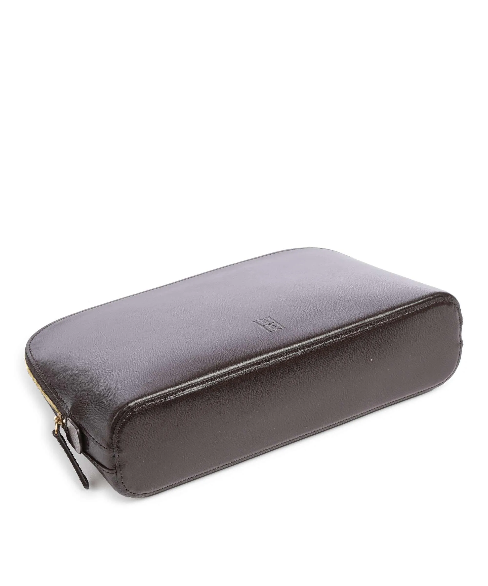  by Malene Birger Aya Medium Borsa da toilette marrone scuro 26 cm  