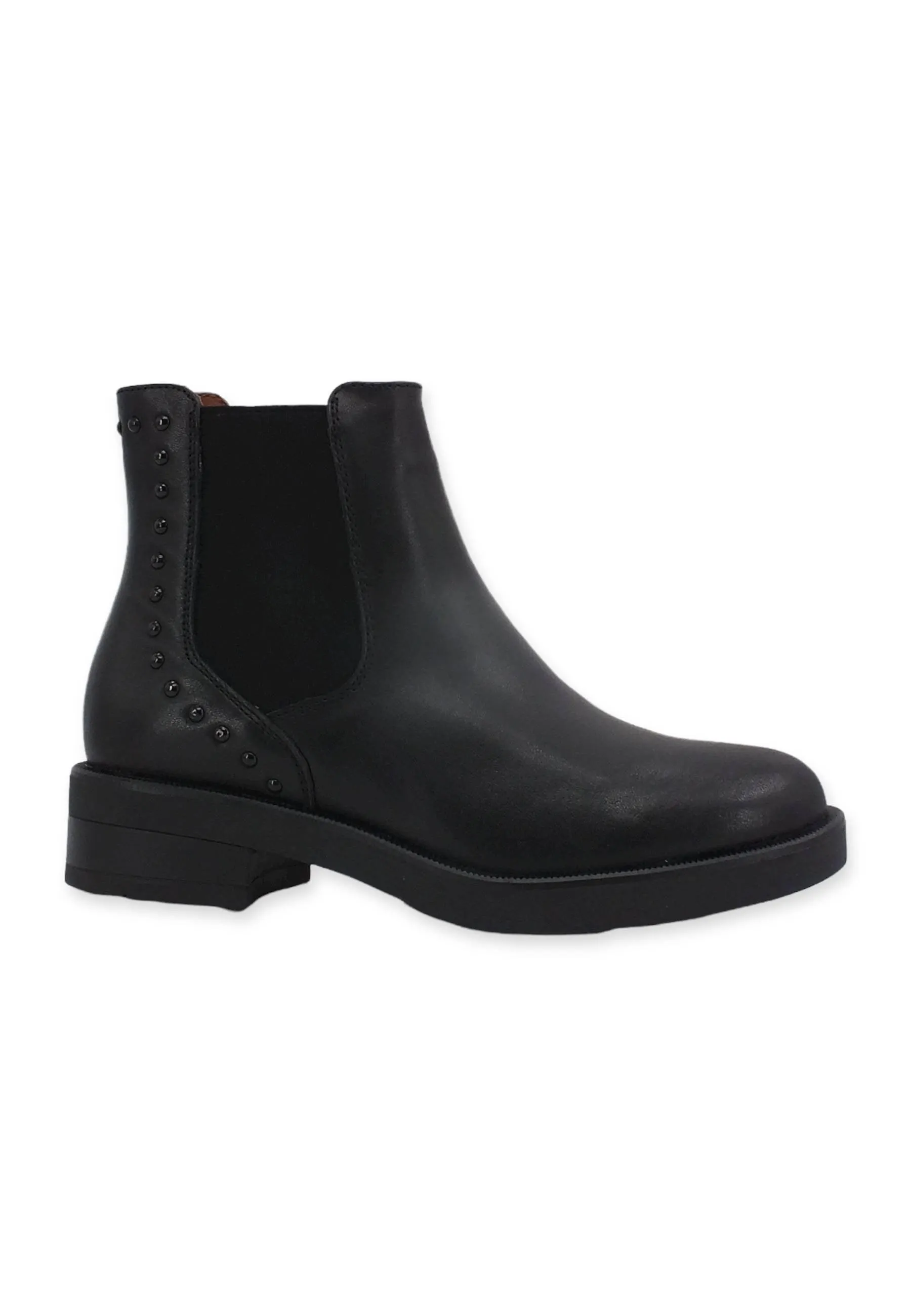 CAFENOIR Stivaletto Polacco Borchiette Donna Nero EA1703