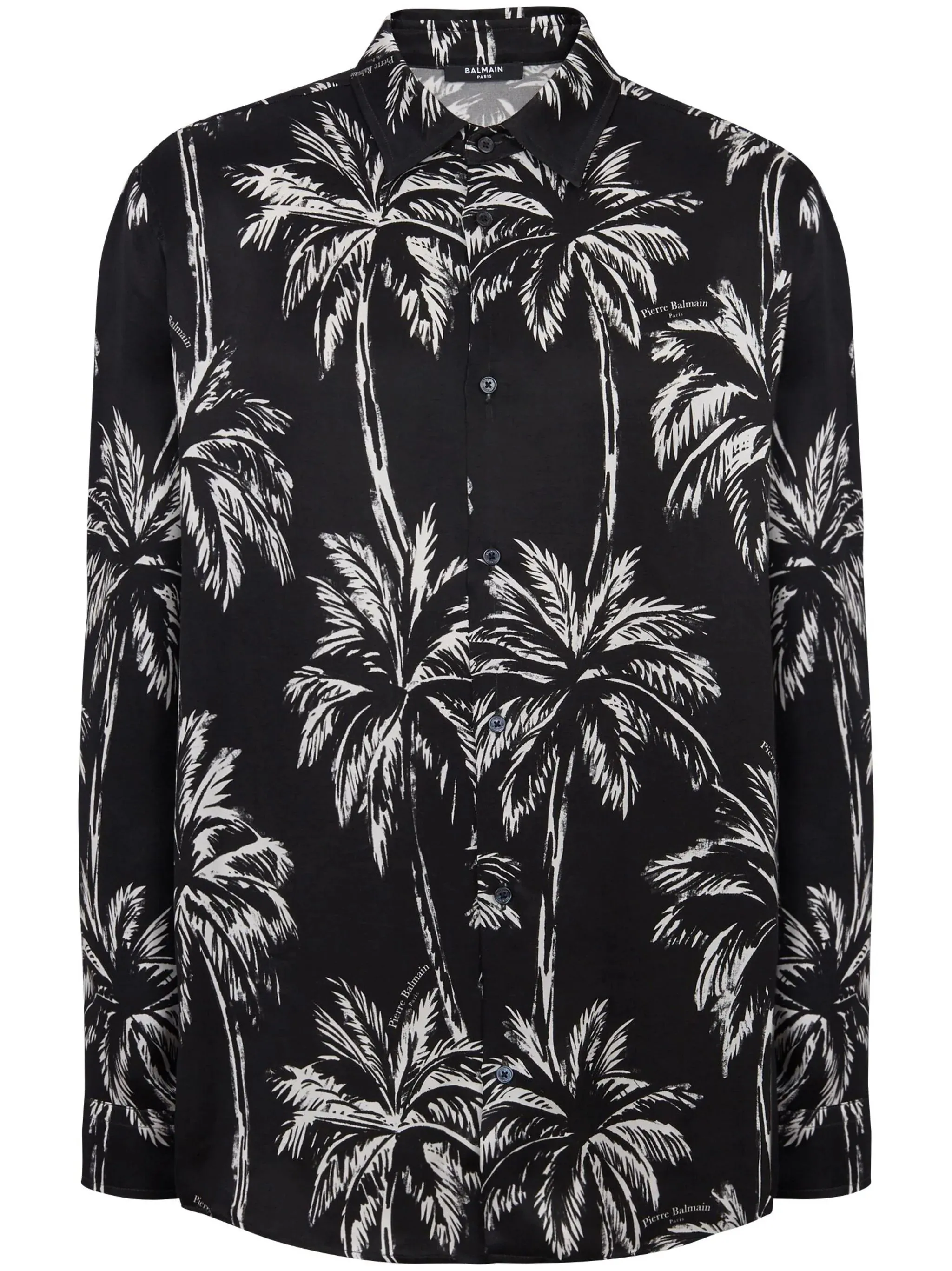 Camicia con stampa palme