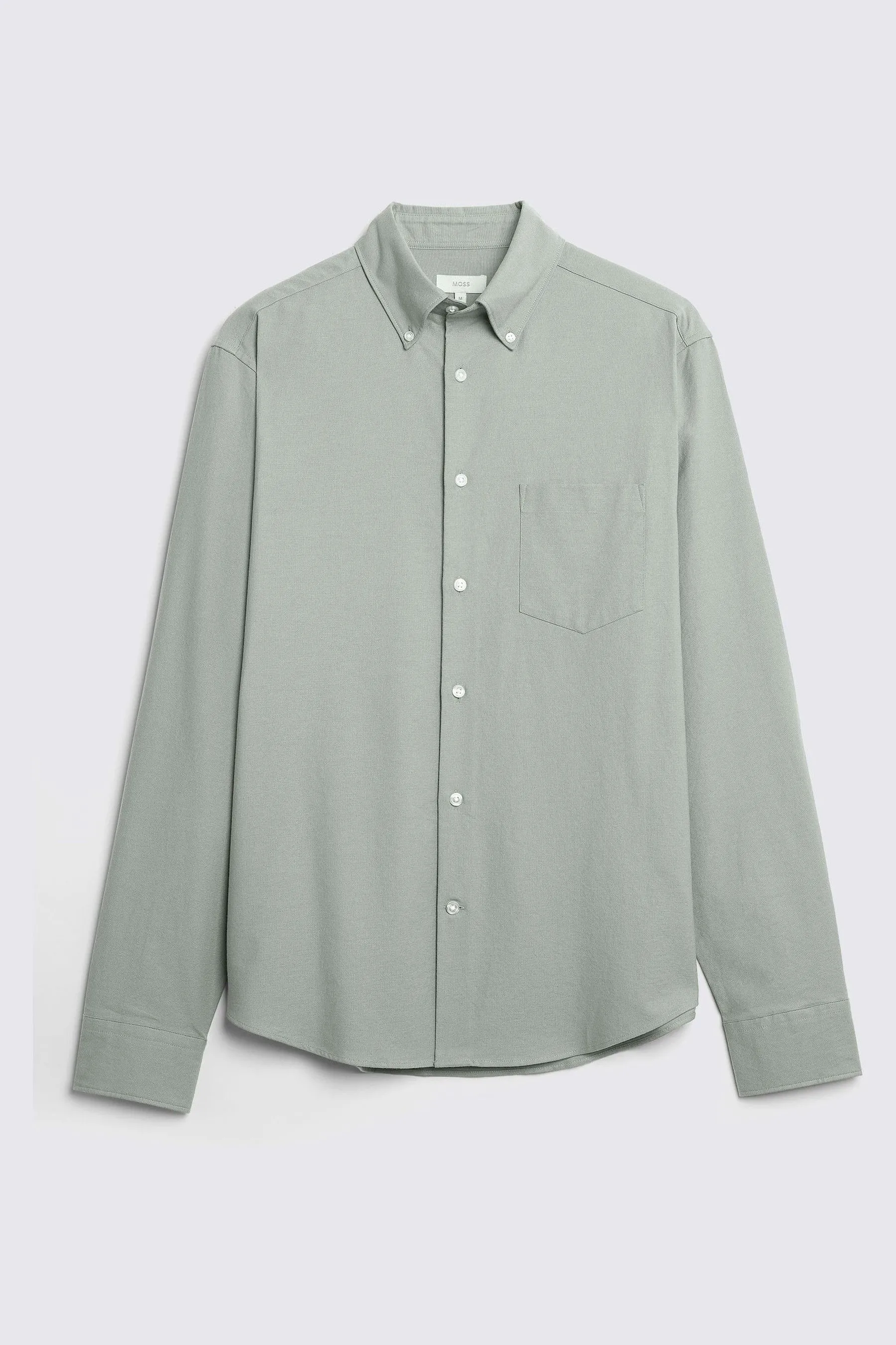 Camicia in Oxford 100% cotone lavato MOSS    