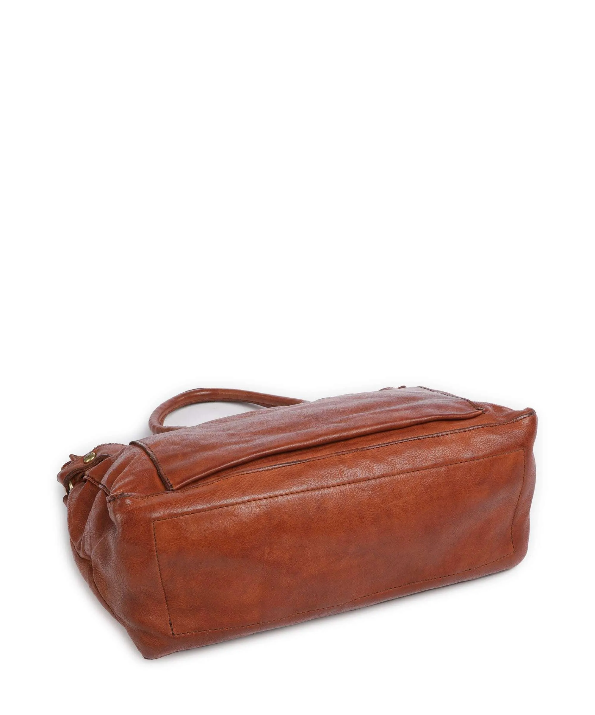  Campomaggi Borsa a mano pelle bovina cognac  