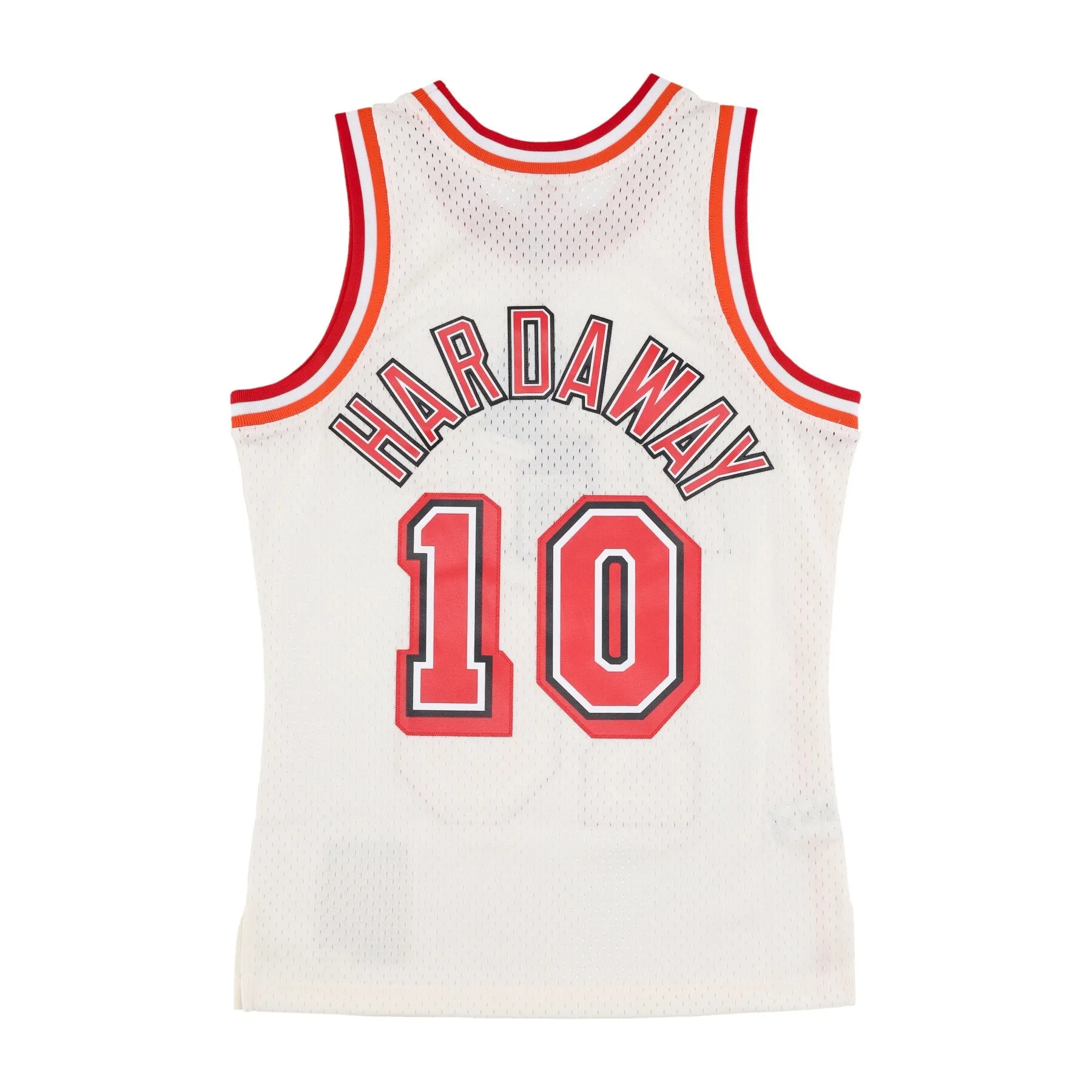 Canotta Basket Uomo Nba Off White Team Color Swingman Jersey Hardwood Classics 1996 No 10 Tim Hardaway Miahea Off White