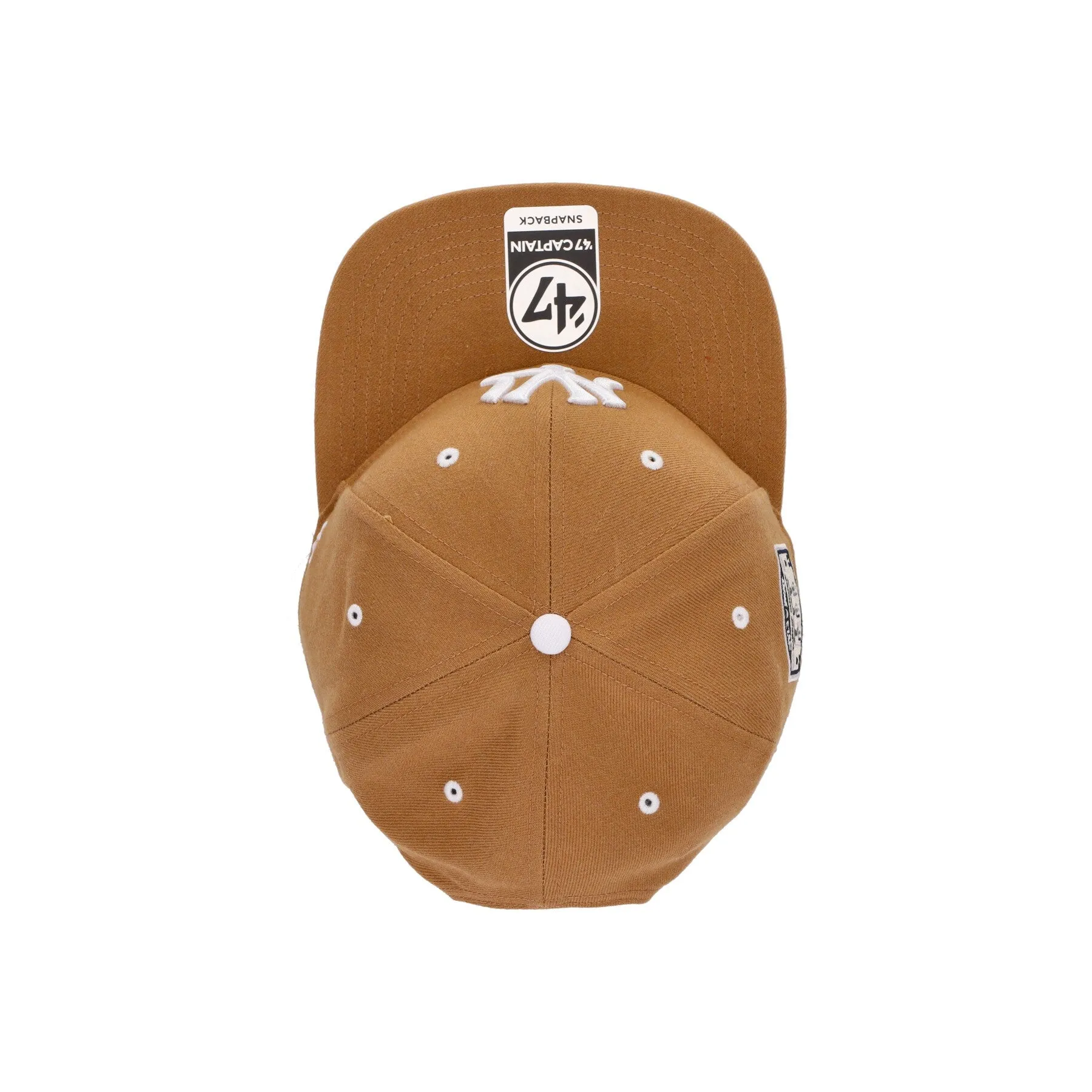 Cappellino Visiera Piatta Uomo Mlb Captain Sure Shot Neyyan Camel