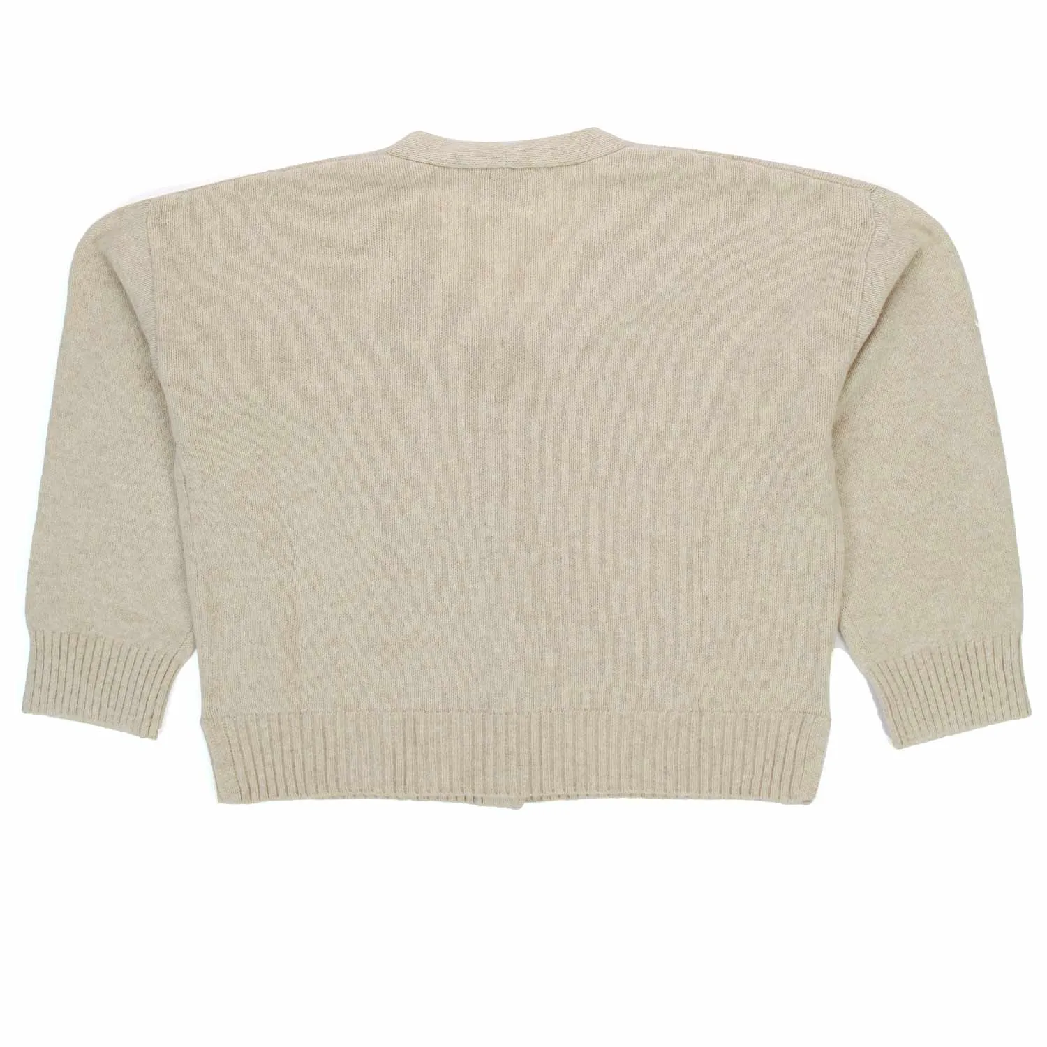 Cardigan Di Lana Beige Bambina E Teenager