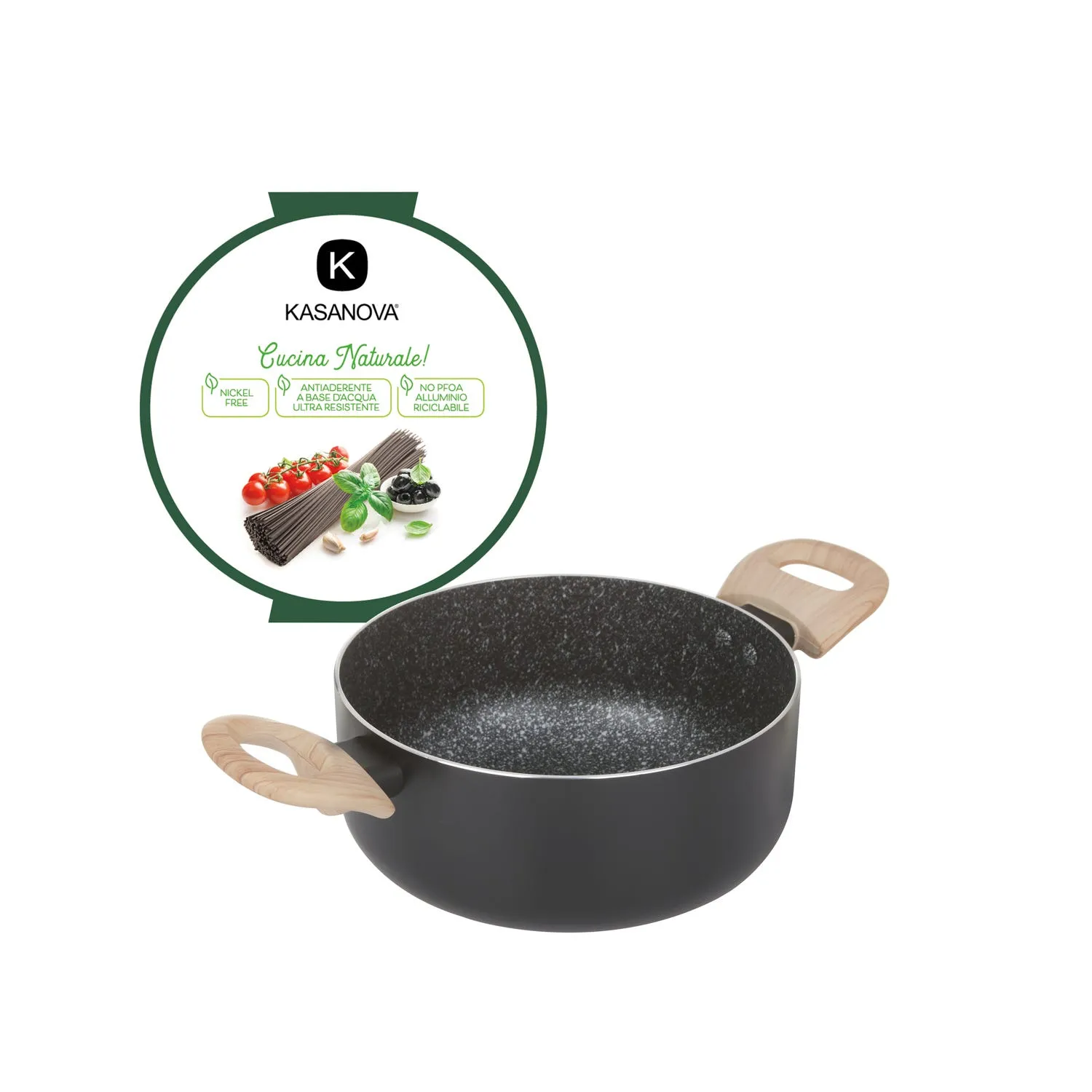 Casseruola 20 cm - Black Stone 