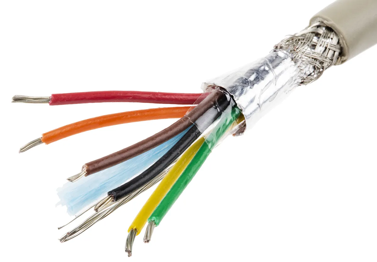 Cavo dati Alpha Wire Grigio, 16 AWG, schermato, 300 V