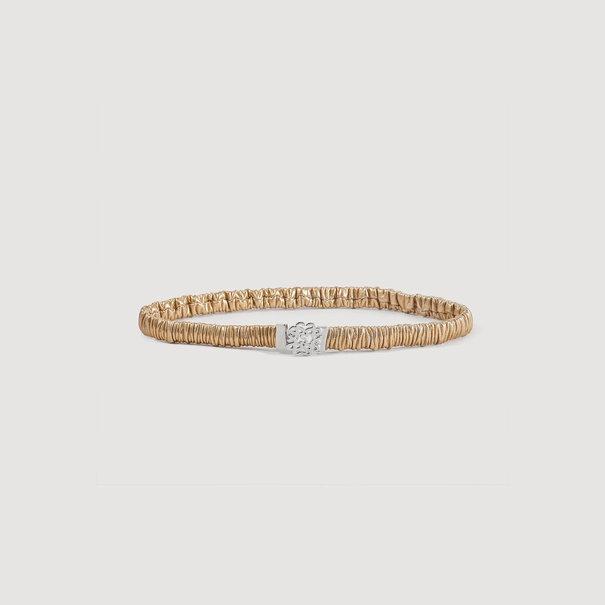 Cintura in pelle elasticizzata