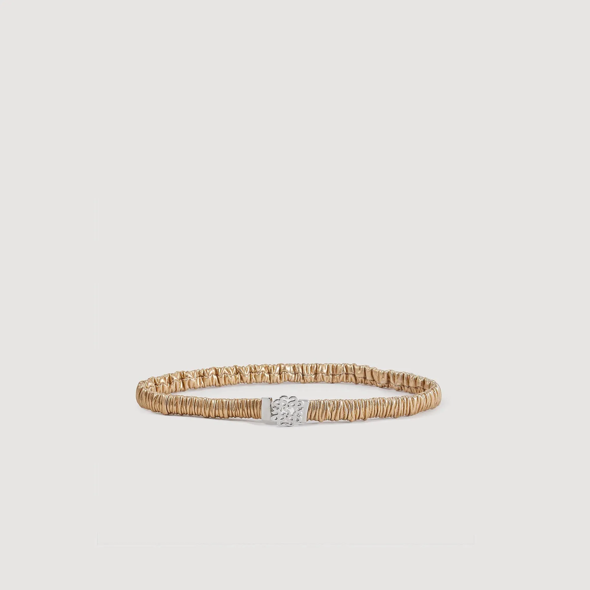 Cintura in pelle elasticizzata