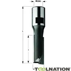 CMT 182.080.11 8 mm Fresa per scanalature con attacco filettato femmina M10 destro extra lungo