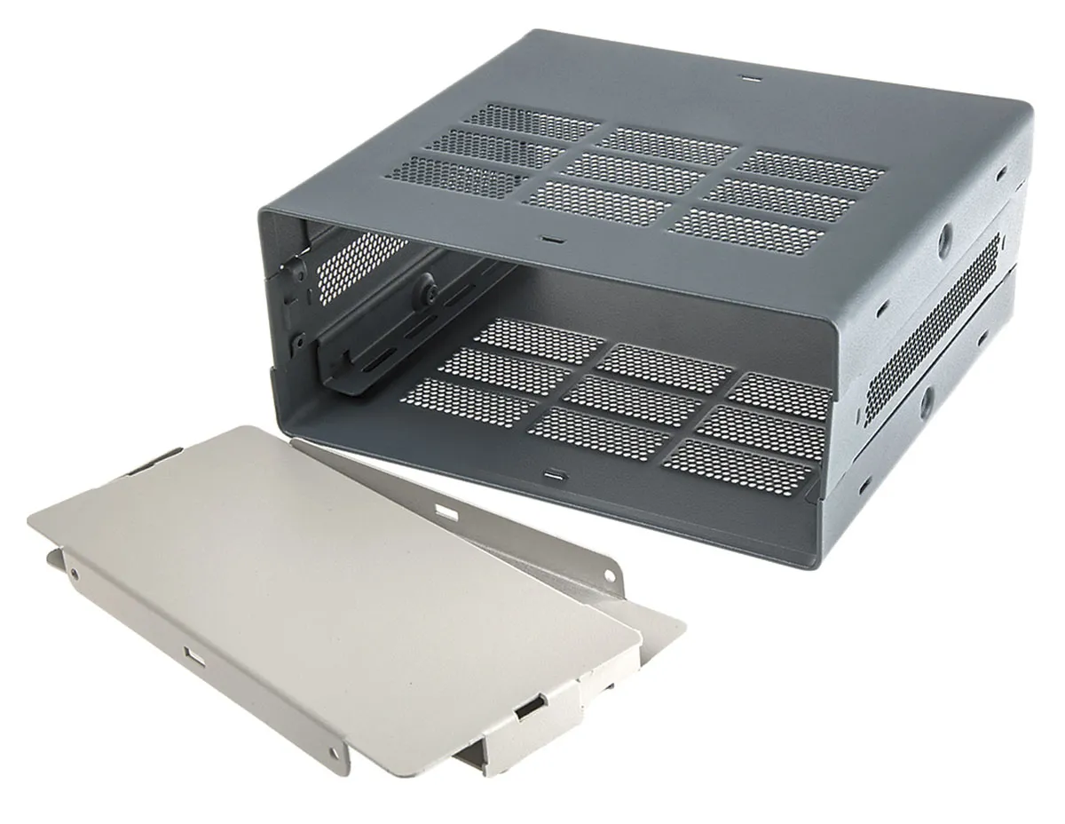 Contenitore per strumentazione RS PRO in Acciaio 178 x 432 x 131mm