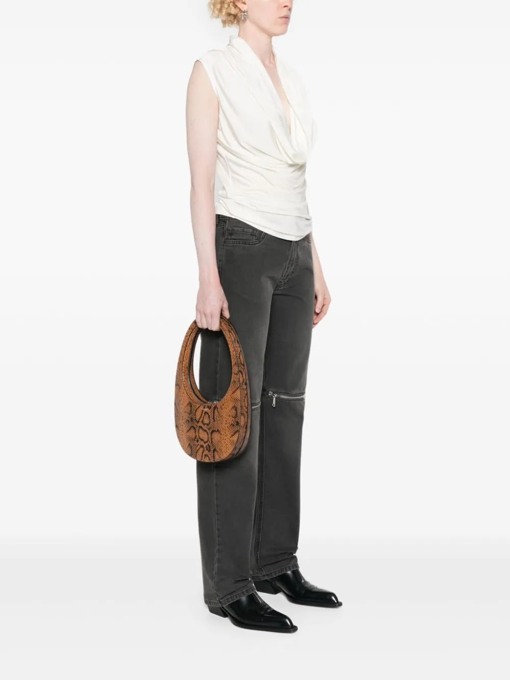 COPERNI BORSA SNAKE PRINT SWIPE