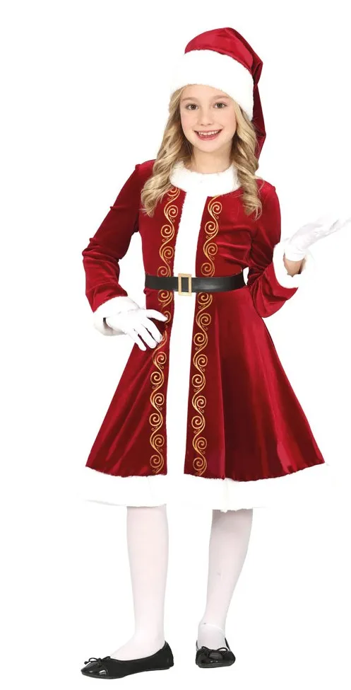 Costume da bambina di Babbo Natale