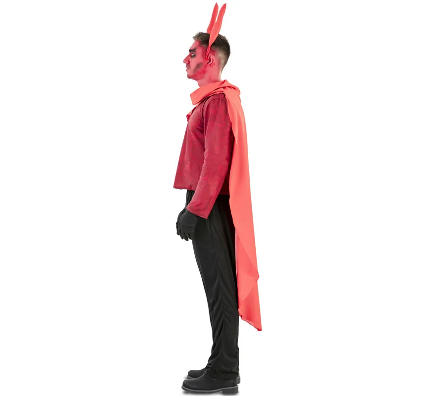 Costume da Demone Cornuto Rosso per uomo