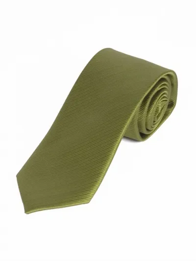 Cravatta a righe tinta unita struttura verde nobile