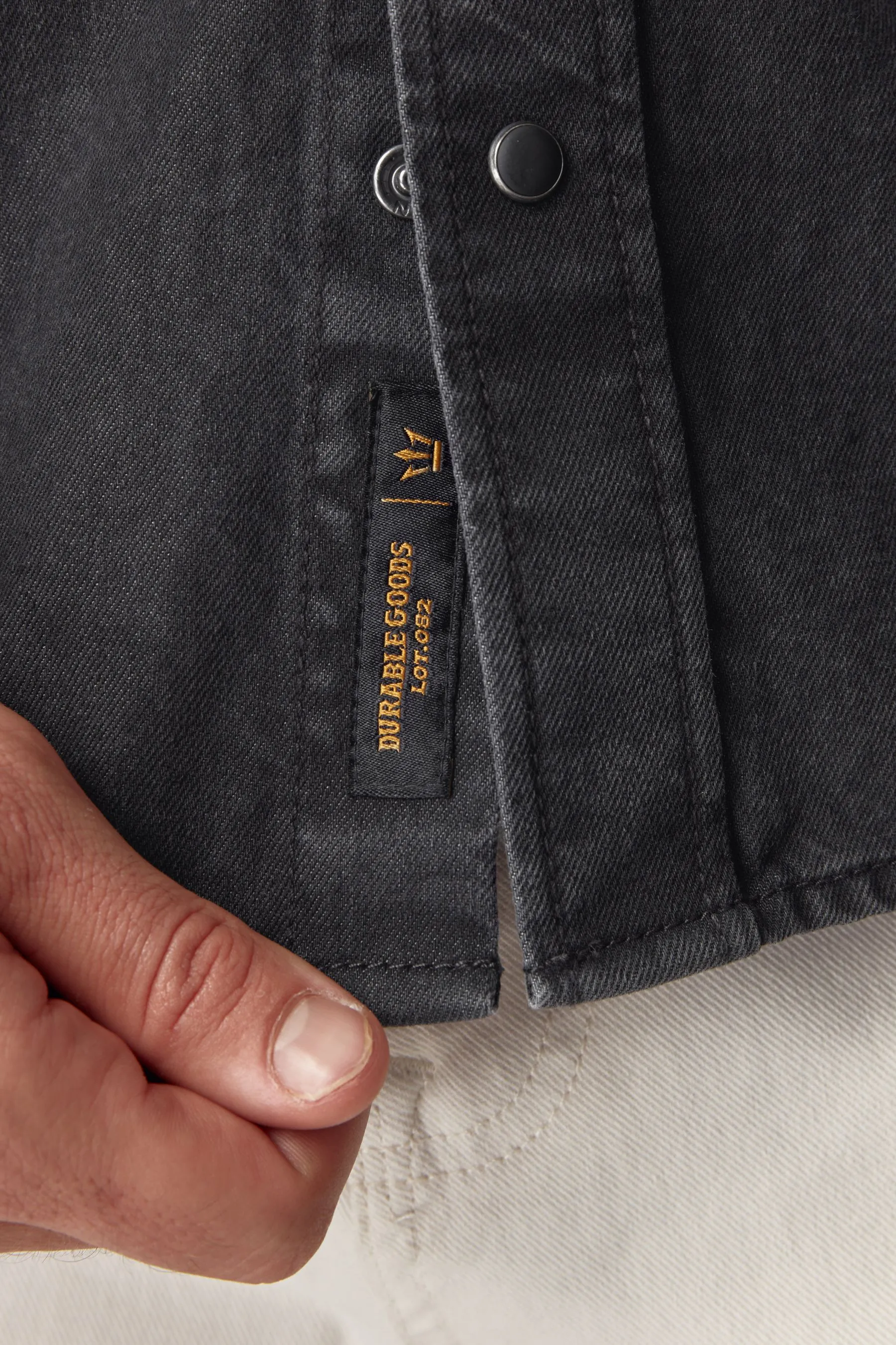 Denim Western 100% Cotton Long Sleeve Shirt    