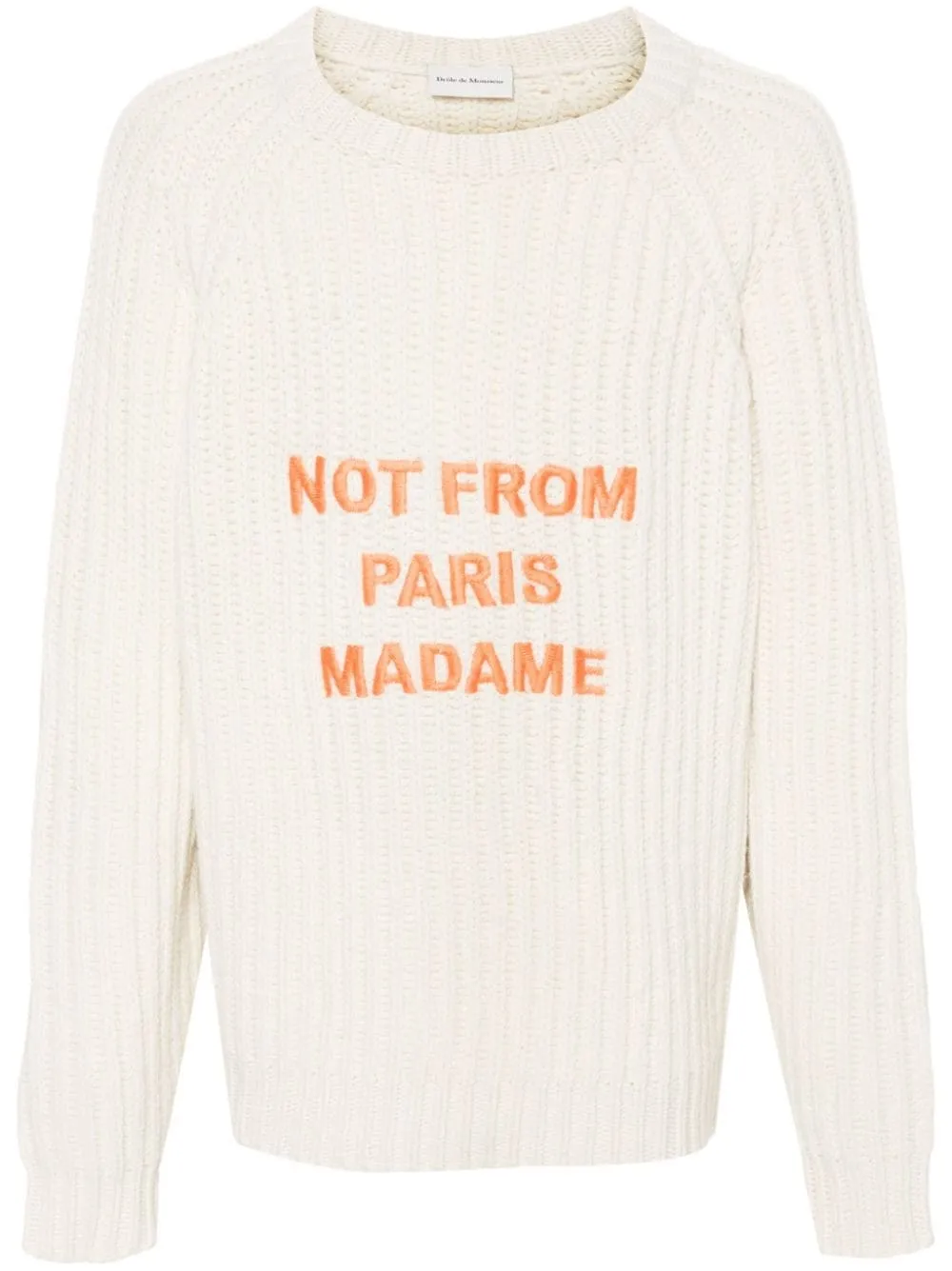Drôle De MonsieurMaglione Le Maille Tressée Slogan