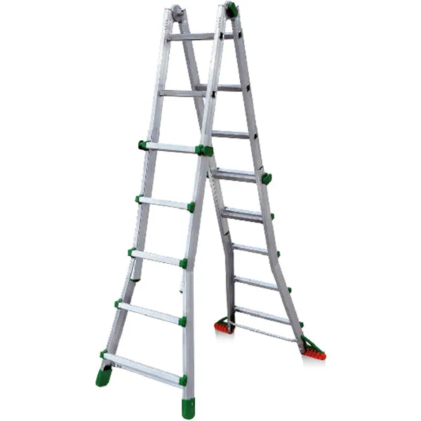 FACAL SCALA EUROBRIKO 16 6+6 GRADINI CON ALLARGATORI H.CM176-CM570