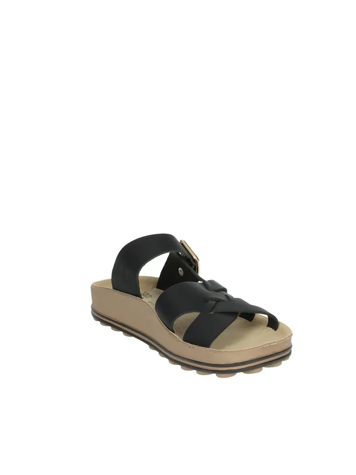FANTASY SANDALS  CIABATTE BASSE S341 ALESSIA NERO