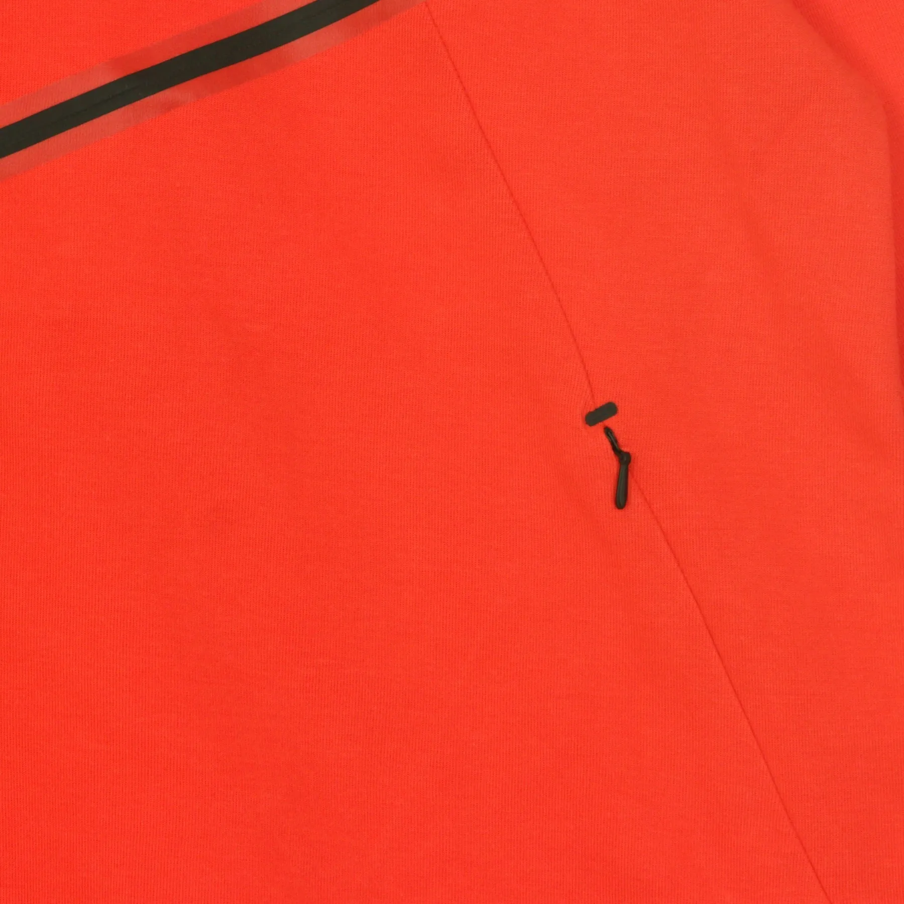 Felpa Leggera Collo Alto Donna Sportswear Tech Fleece Long Chile Red/black