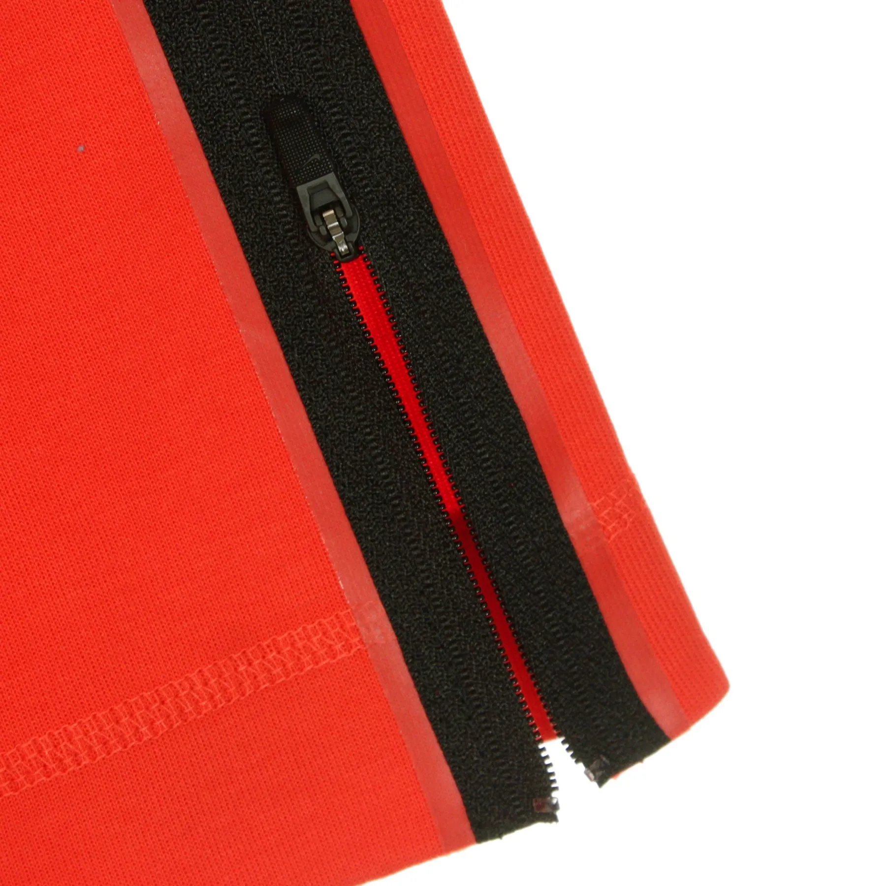Felpa Leggera Collo Alto Donna Sportswear Tech Fleece Long Chile Red/black