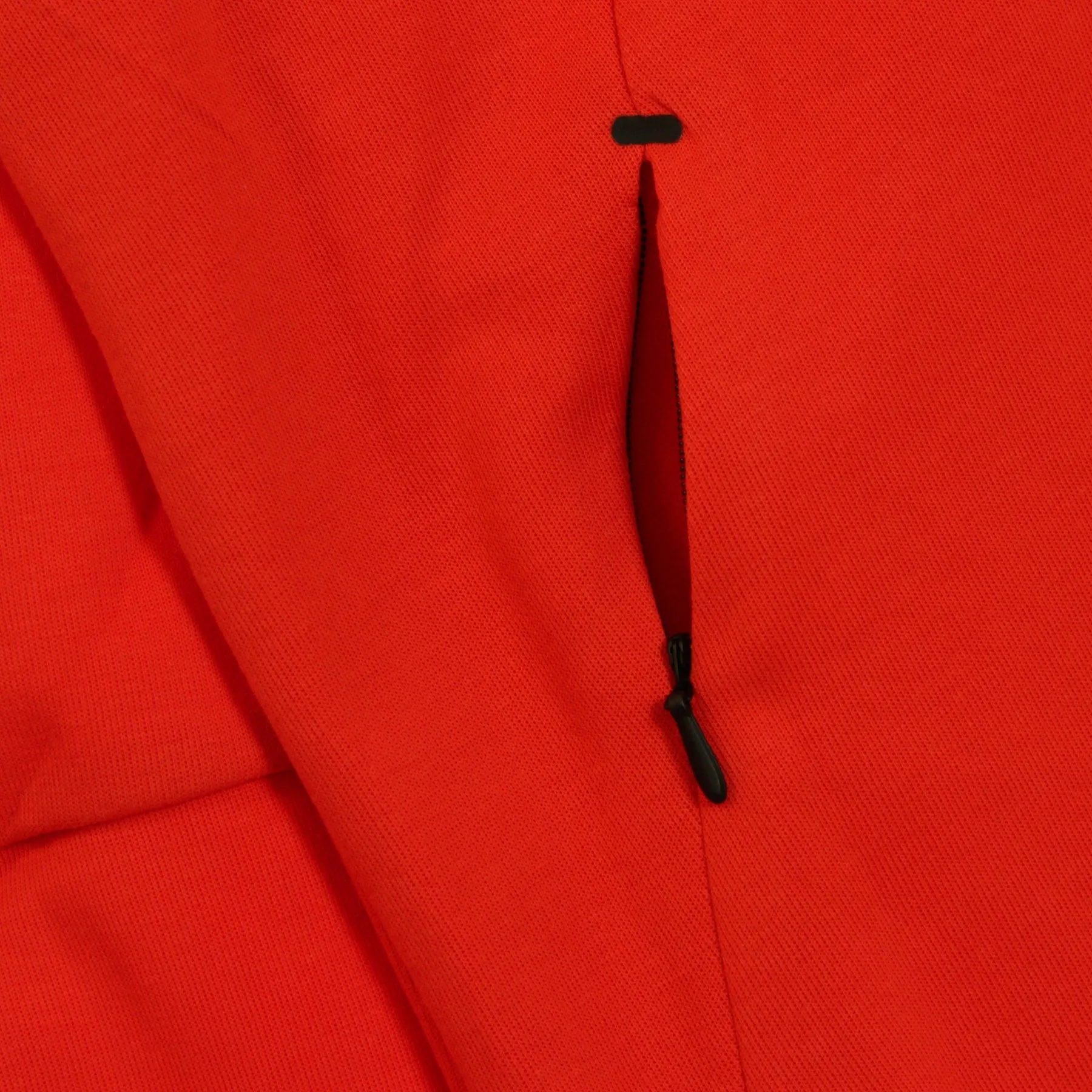 Felpa Leggera Collo Alto Donna Sportswear Tech Fleece Long Chile Red/black