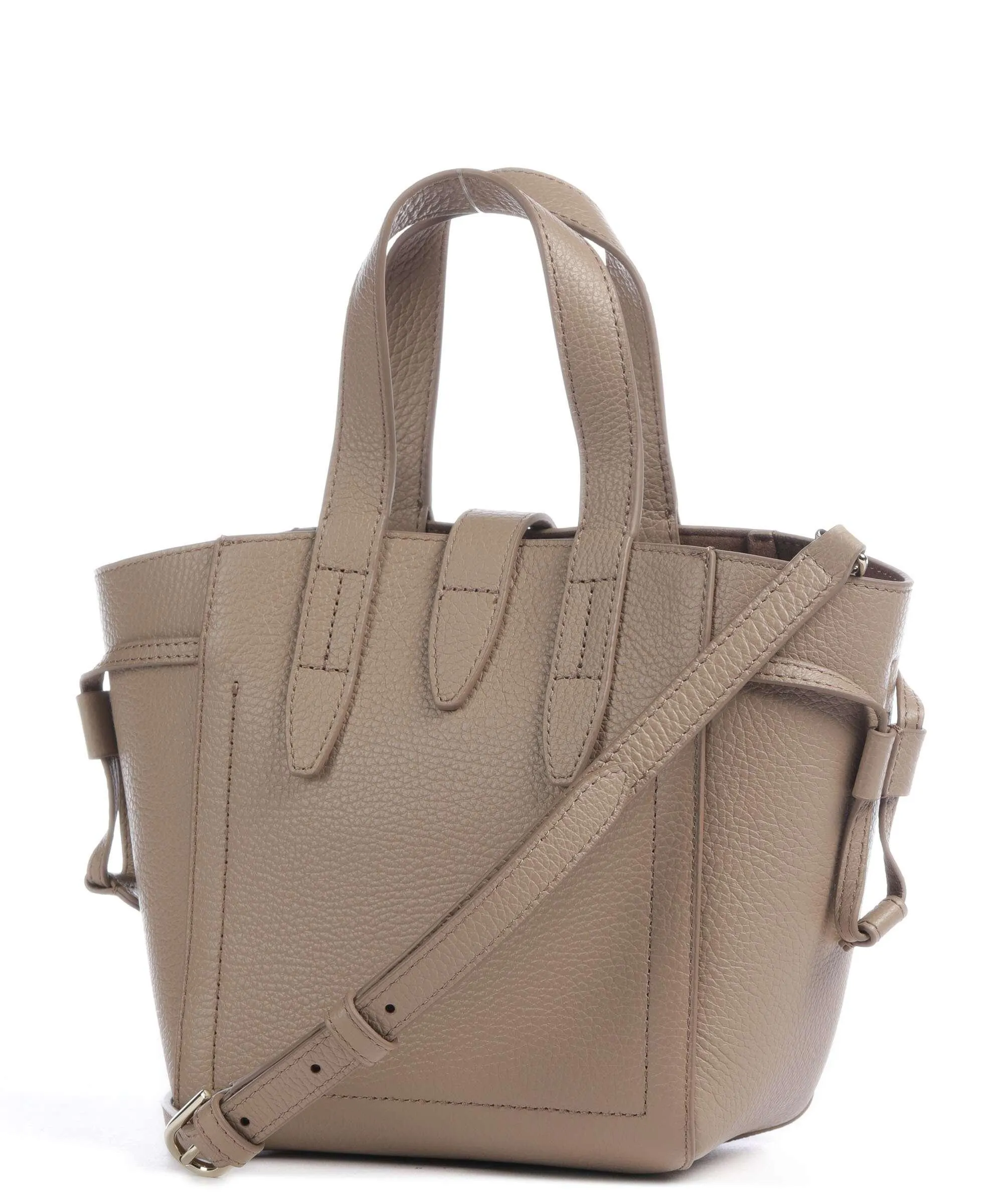 Furla Net Mini Borsa a tracolla pelle granulata taupe  