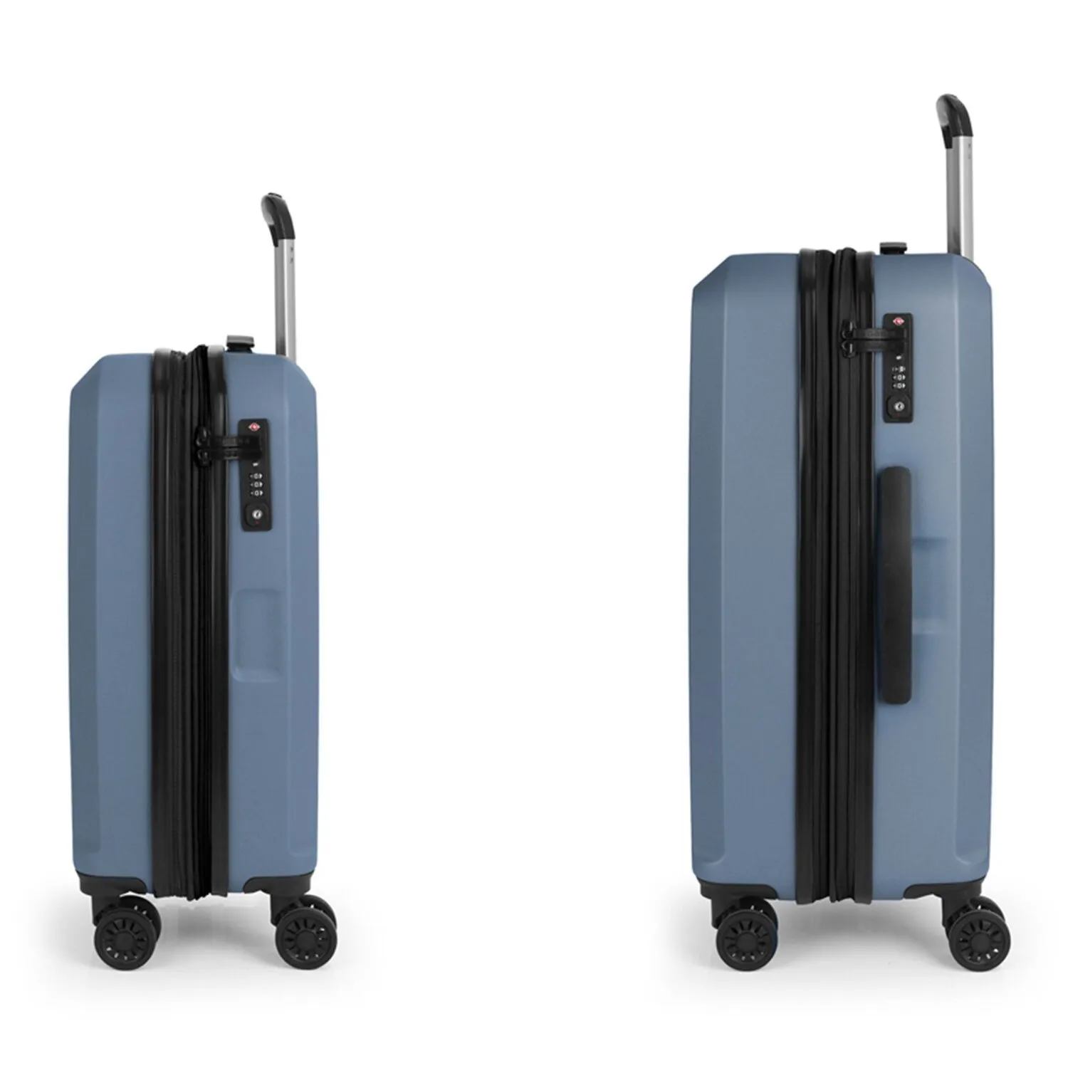 Gabol Montreal 4 ruote Set di valigie 2 pezzi con piega di espansione