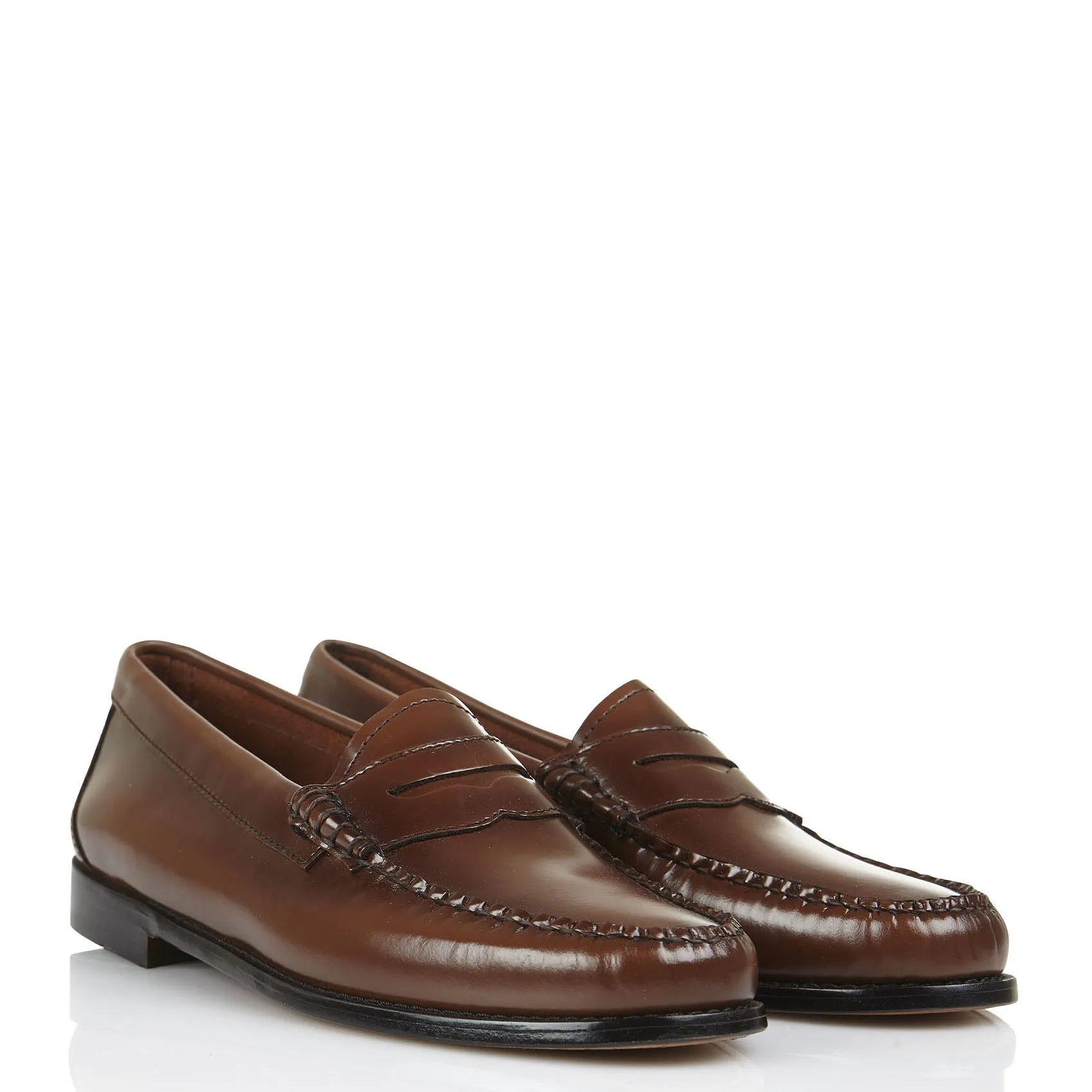 GH BASS   Mocassini in pelle | Marrone
