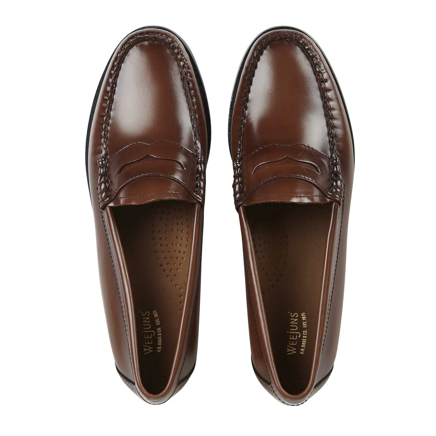  GH BASS   Mocassini in pelle | Marrone
