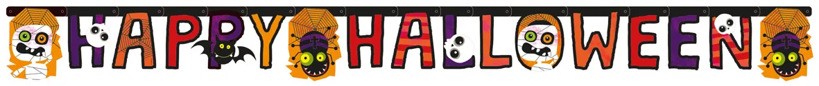 Ghirlanda Happy Halloween Monster Parade 1,8m