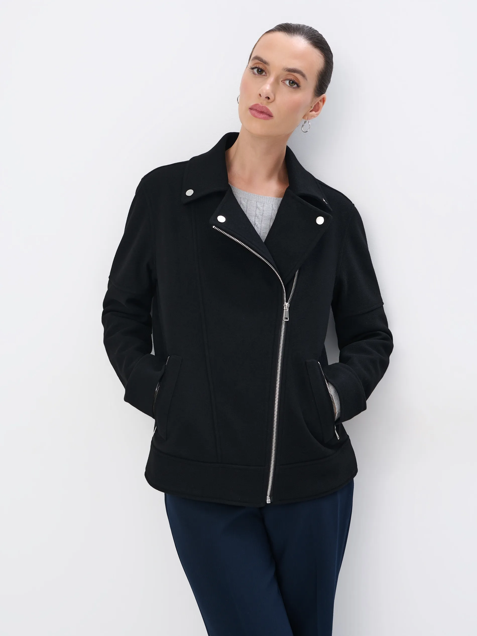 Giacca stile biker